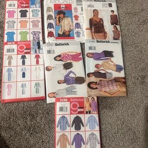 McCalls Vintage Y2K Sewing Patterns Tops & Blouses